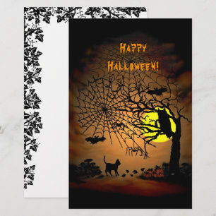 Halloween nuit Joyeux Halloween ! Papier à lettre