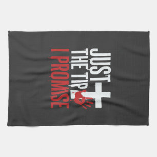 Halloween Nur Die Spitze Blutiges Kreuz Geschirrtuch