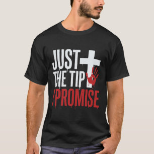 Halloween Nur Die Spitze Blutiges Kreuz T-Shirt