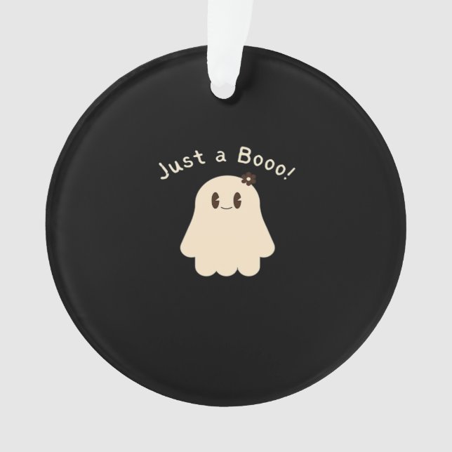 Halloween nur ein Boo - Niedlich Boo - Trick oder  Ornament (Vorderseite)