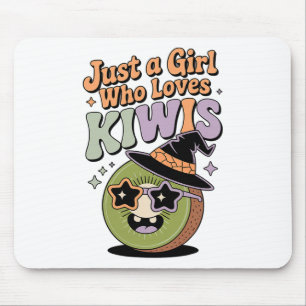 Halloween nur ein Mädchen, das Kiwis Frauen Mädche Mousepad