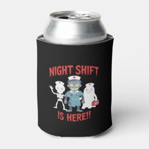 Halloween Nurse Funny Ghost Skeleton Zombie Essent Dosenkühler