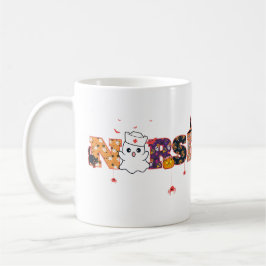 Halloween Nurse Ghost Kaffeetasse