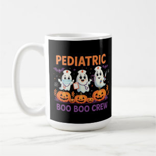 Halloween Nurse Pädiatrie Boo Crew Funny Spook Kaffeetasse