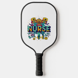 HALLOWEEN NURSE PICKLEBALL SCHLÄGER