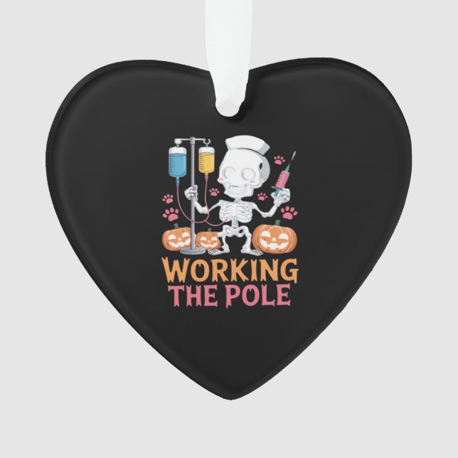 Halloween Nurse Skeleton Funny Joke Essential T-Sh (devant)