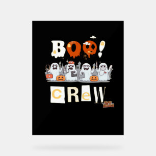 Halloween Nurses Boo Crew Classic T - Shirt Acrylschild