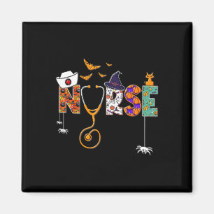 Halloween Nursing Niedlich Health Worker-Muster Magnet