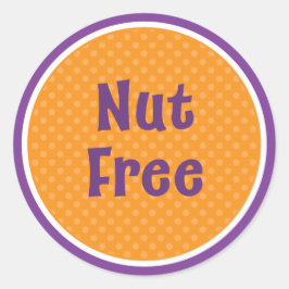 Halloween Nut Free Sticker