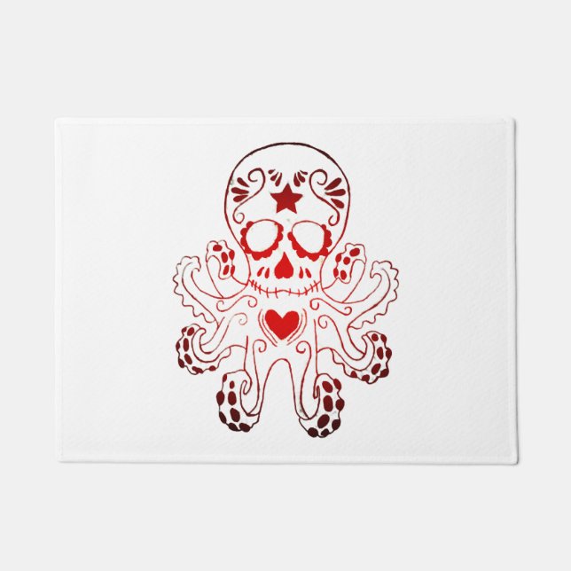 Halloween Octo Fußmatte (Vorderseite)