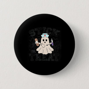 Halloween oder Leckerei Halloween Ghost Nurenkranz Button