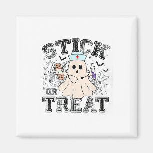 Halloween oder Leckerei Halloween Ghost Nurenkranz Magnet
