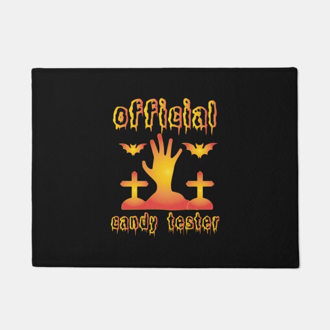 Halloween Offical Candy Tester Fußmatte (Vorderseite)