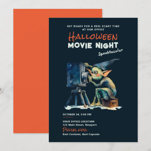 Halloween Office Party Business Movie Gremlin Dark Einladung