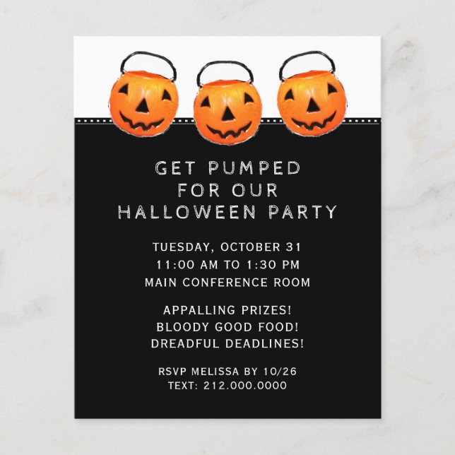 Halloween Office Party Flyer (Vorne)
