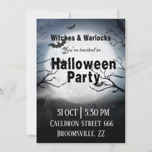 Halloween Office-Party - individuelle Einladung