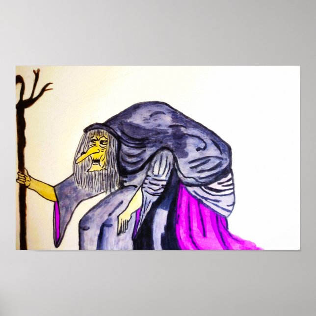 HALLOWEEN OLD HAG POSTER (Vorne)