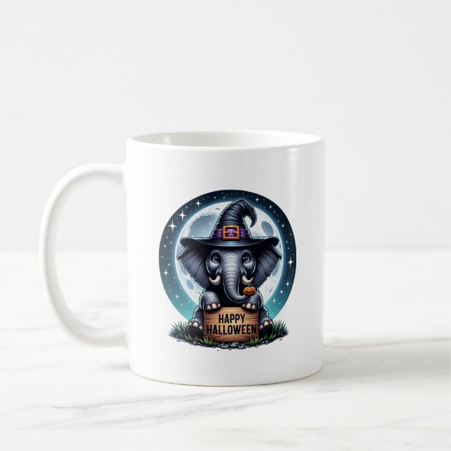 Halloween Olifant Kaffeetasse (Links)