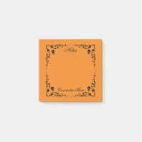 Halloween Orange & Black Magorder Personalisiert