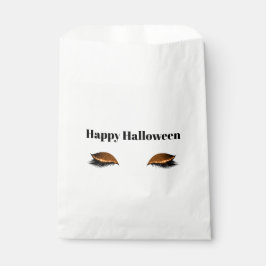 Halloween Orange Glitzy Eyes Geschenktütchen