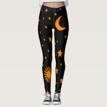Halloween Orange Himmelsmuster