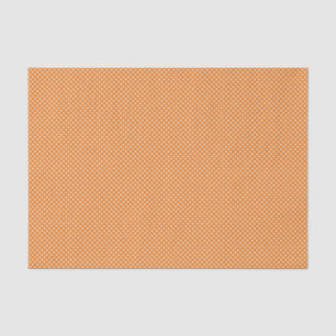 Halloween Orange Klein Weiß Punkte Seidenpapier