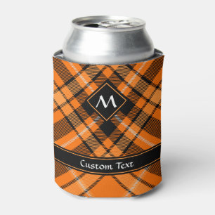 Halloween Orange Tartan Dosenkühler