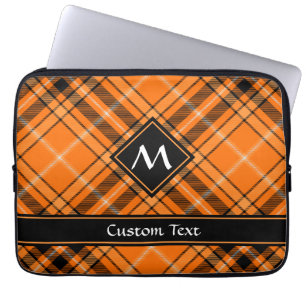 Halloween Orange Tartan Laptopschutzhülle