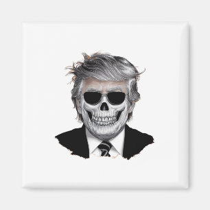 Halloween Orange Trump American Horror Party Costu Magnet
