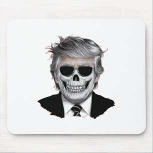 Halloween Orange Trump American Horror Party Costu Mousepad