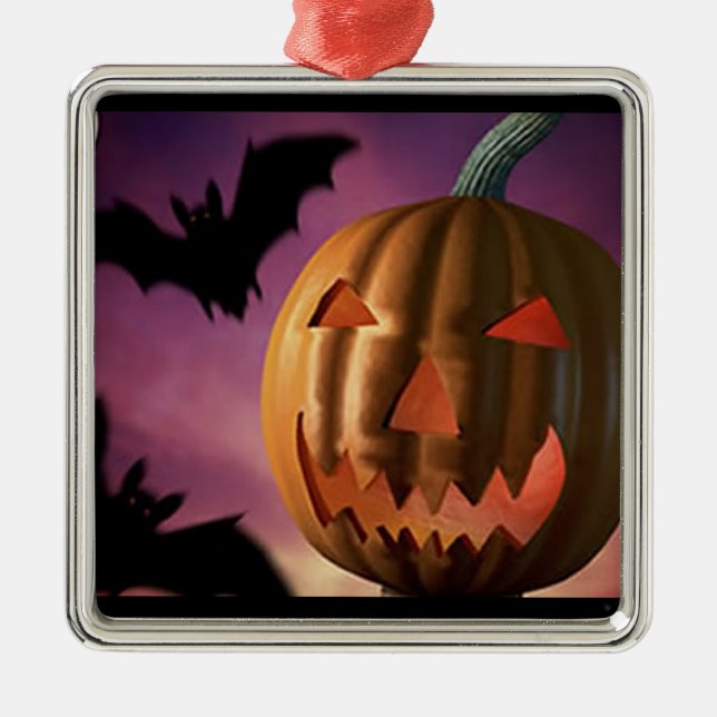 Halloween Ornament Aus Metall (Vorne)