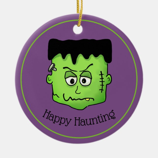 Halloween-Ornament Keramik Ornament (Vorne)