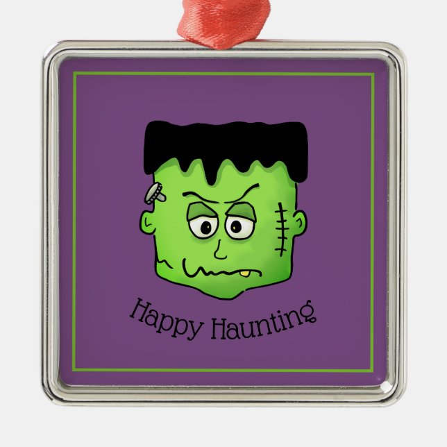 Halloween-Ornament Ornament Aus Metall (Vorne)