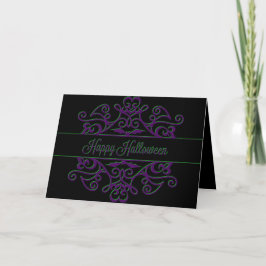 Halloween Ornamental Karte