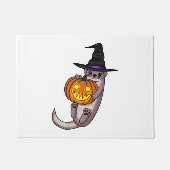 Halloween Otter Fußmatte (Vorderseite)