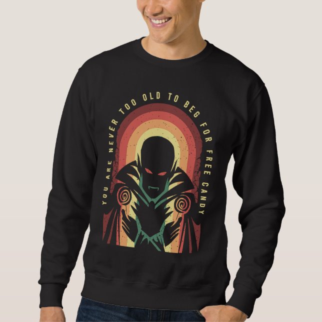 Halloween Outfit for a Vampire Lover Sweatshirt (Vorderseite)