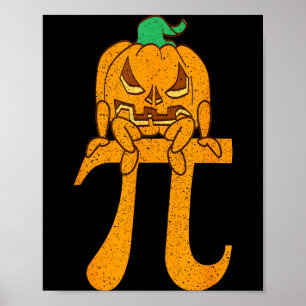 Halloween-Outfit-Kürbis-Mathe-Liebhaber-Jack-o-Lat Poster