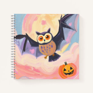 Halloween Owl & Pumpkin Notebook - Niedlich und un Notizbuch