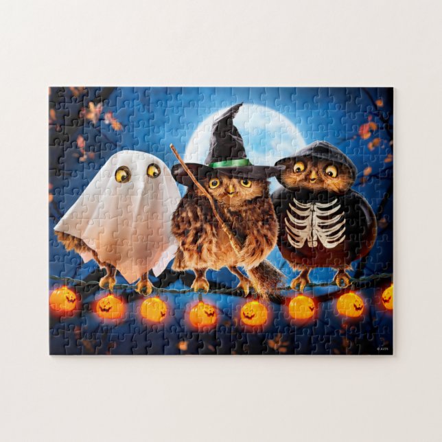 Halloween Owls (Horizontal)