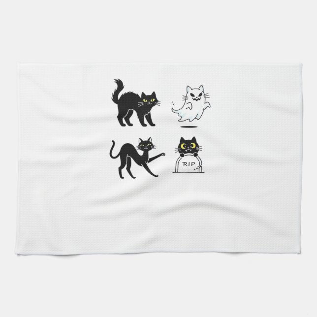 Halloween Pack  Spooky and Festive Graphic Bundle  Geschirrtuch (Horizontal)