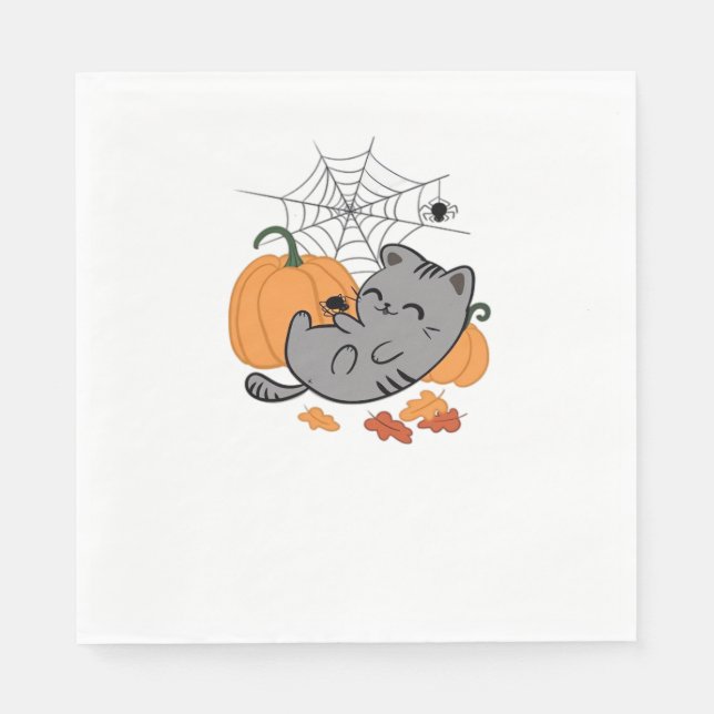 Halloween Pack Spooky und festes grafisches Bundle Serviette (Vorderseite)