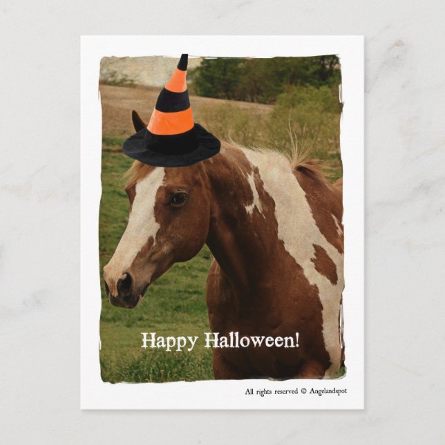 Halloween Paint Horse Postkarte (Vorderseite)