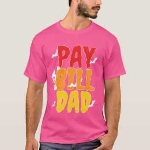 Halloween Papa Familienparty Lustige Männer Hallow T-Shirt