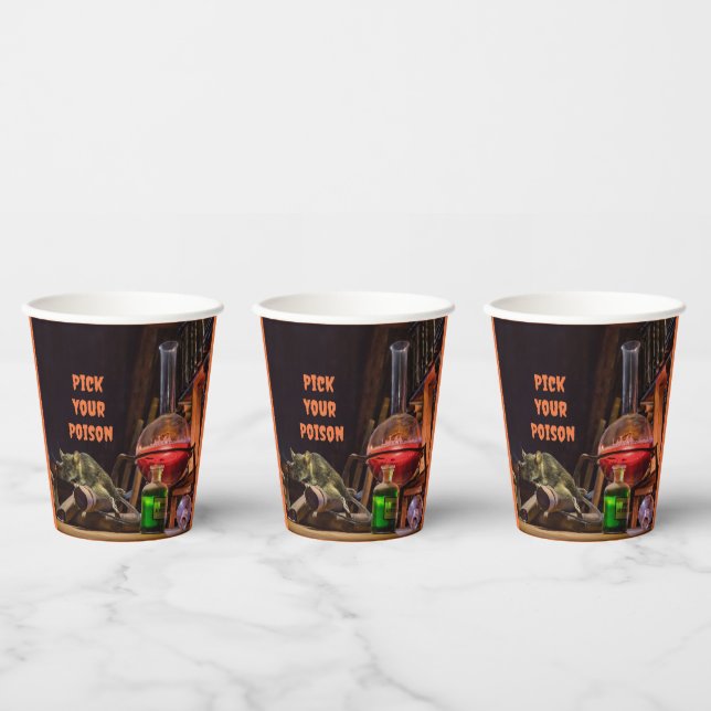 Halloween Paper Cups, pick Dein Gift Pappbecher (Multi)