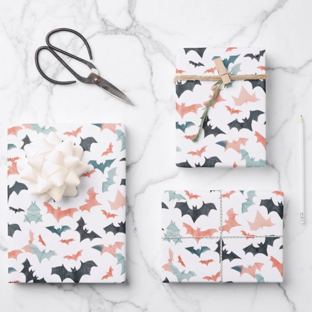 Halloween paper  geschenkpapier set (Vorderseite)