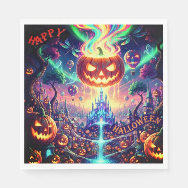 Halloween Paper Napkin Serviette (Vorderseite)