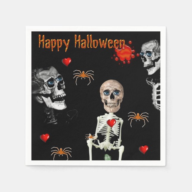 Halloween Paper Napkins, glückliches Halloween Serviette (Vorderseite)