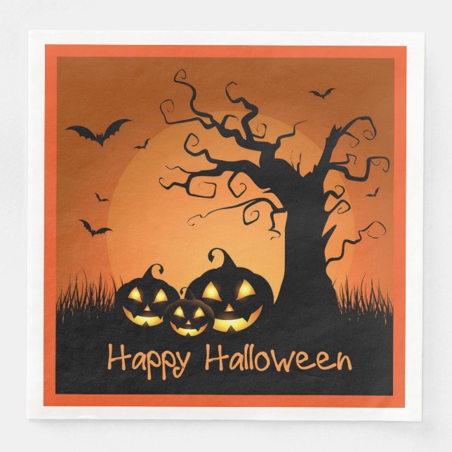 Halloween Paper Napkins Serviette (Vorderseite)