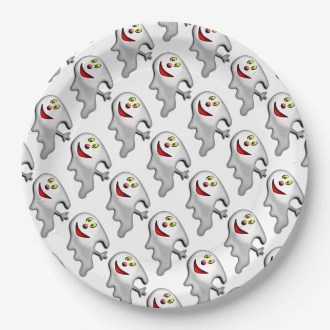 Halloween Paper Tellers/Geist Pappteller (Vorderseite)