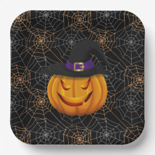Halloween Paper Tellers-Spider Webs & Pumpkin Pape Pappteller